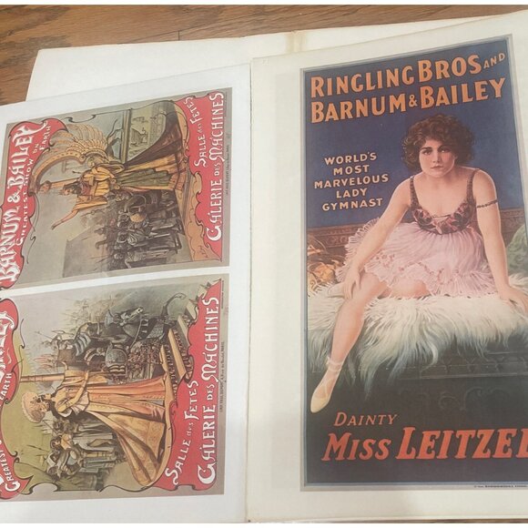 100 Years Of Circus Posters By Avon Books 1974 Hardcover First Printing - Picture 8 of 8